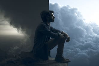 make a photo manipulation, compositing