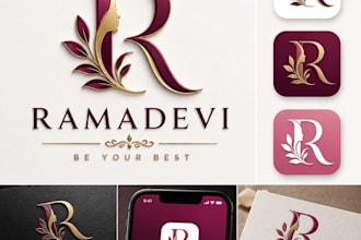 design a modern, professional app logo for your mobile app