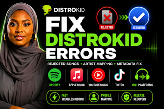 fix distrokid release errors, metadata and artist profile mapping issues