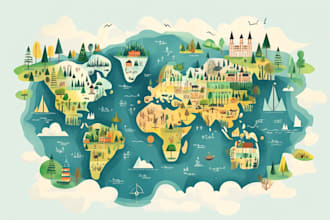 do vector map illustration