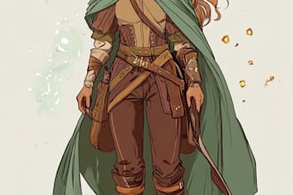 fantasy dnd character illustration