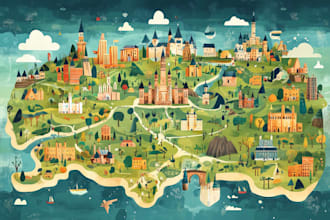 make vector map designs