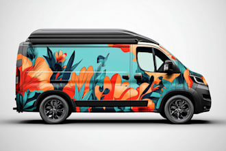 vehicle wrap car wrap van truck wrap design