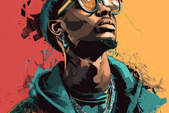 do premium hip hop album cover design
