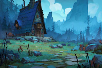 make you cinematic anime with animated background