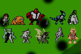 do 2d pixel art characters, sprite sheets, tilesets godot aseprite for game art