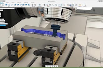 create cnc programming, g code, cad cam toolpaths, fusion 360 and machining file