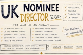 provide a professional UK nominee director for your UK limited company