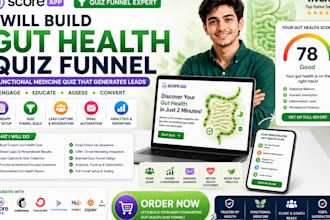 create scoreapp gut health funnel functional medicine health quiz scoreapp leads