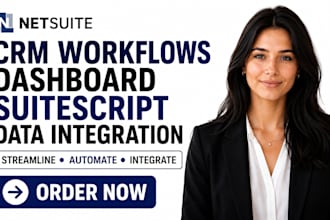 setup netsuite crm workflow dashboard suitescript data integration