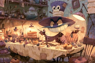 create comics and cartoon illustrations