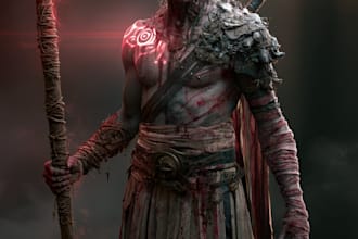 design an horror and fantasy horror character
