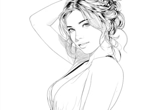 draw a pin up girl and pin up girl