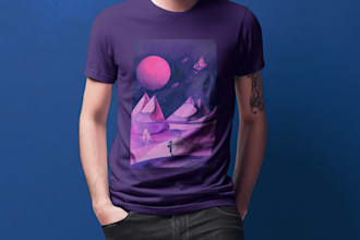 design custom graphic t shirt for merch by amazon