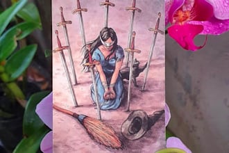 a deep psychological and intuitive tarot reading