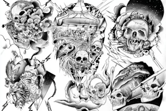 make a tattoo idea into a unique custom artwork concept