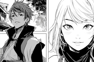 make professional manga comic covers
