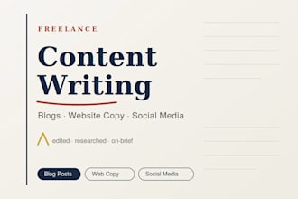 write engaging blogs and content