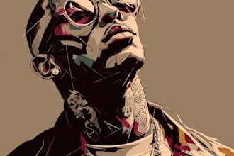 do premium hip hop album cover design