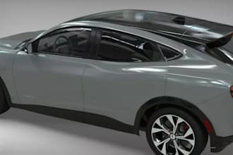 craft hyper realistic 3d suv car model, unreal engine  ready, animated vehicle
