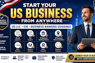 usa bank creation, llc registration, mecury, wise, proof of address, stripe ein