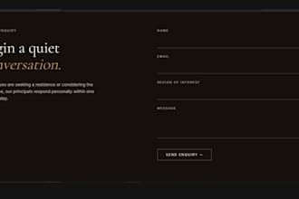 develop a business website