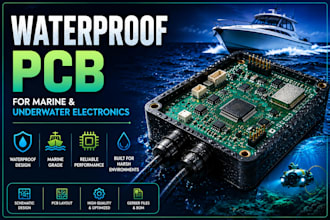 design waterproof pcb for marine and underwater electronics