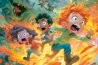 children story book illustration children story children