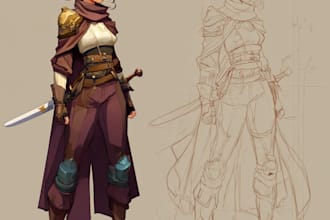 draw awesome illustration with realistic style