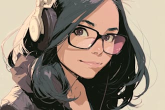 draw a portrait in 90s retro anime style