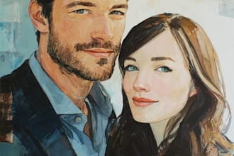 paint a family or couple portrait