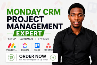 be your monday CRM, monday com, monday dashboard expert