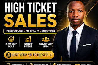 sales closer sales representative high ticket sales  lead generation appointment