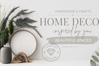 design a modern etsy shop banner for your brand