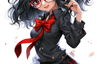 draw anime character or portrait, fanart, oc, pfp