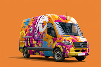 awesome car wrap design and vehicle wrap design