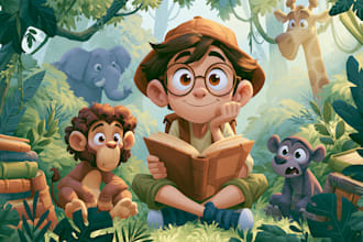 draw children illustrations for books
