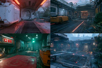 make environment concept art for you game