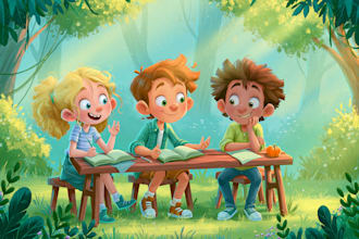 illustrate children book illustration ,children book