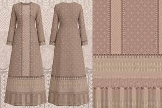 do create seamless ethnic pattern