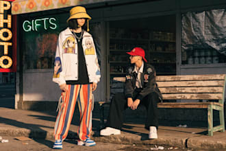 create anime streetwear and vintage design