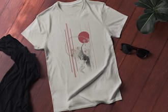 t shirt design and t shirt logo design