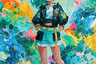 draw cute and beautiful anime art
