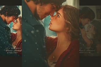 design a professional romance ebook cover for your story