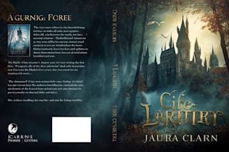 do fantasy book cover, thriller book cover design