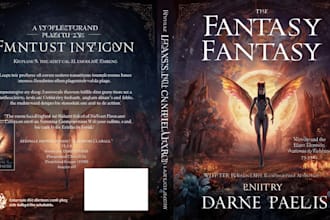 do fantasy book cover, thriller book cover design