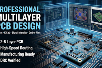 design professional multilayer pcb with altium kicad signal integrity