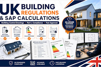 design building regulations and building control drawing sap calculations part l