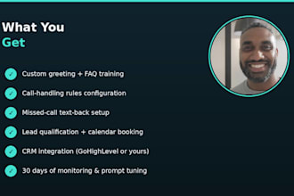 build you an custom ai receptionist that never misses a call