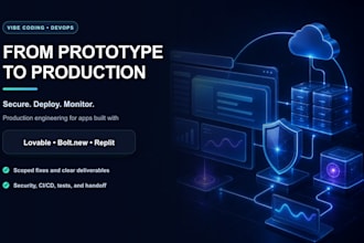 secure, scale, and deploy your lovable, bolt, or replit app